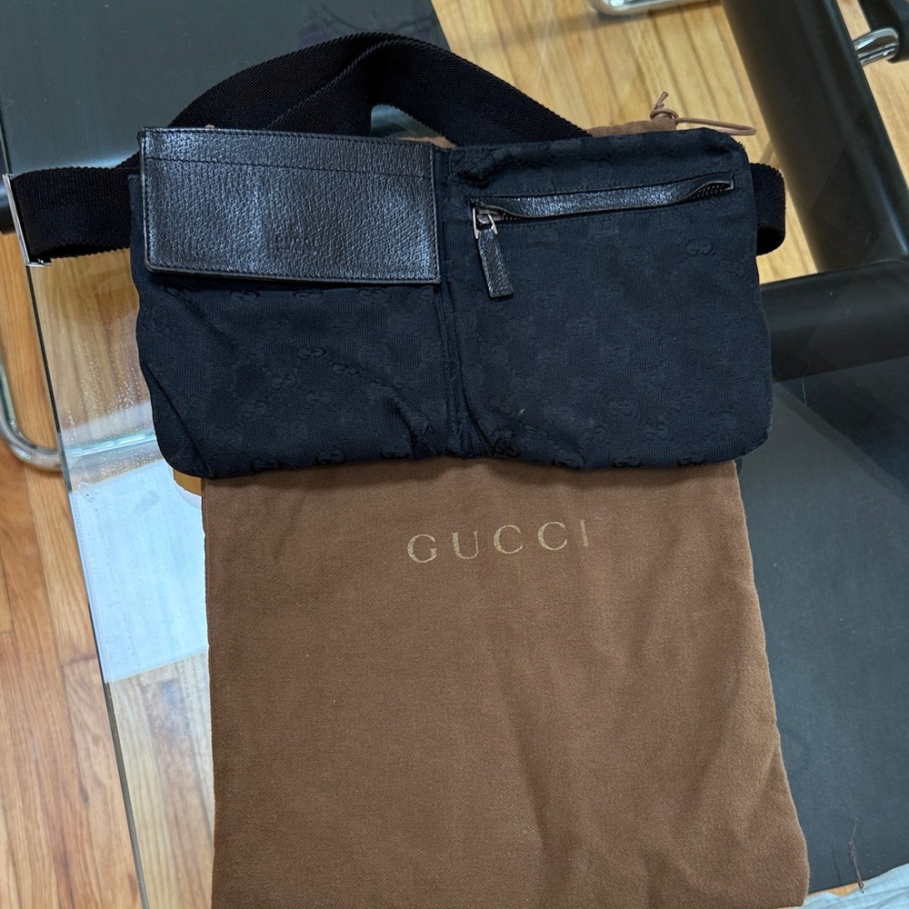 Gucci Black Belt Bag